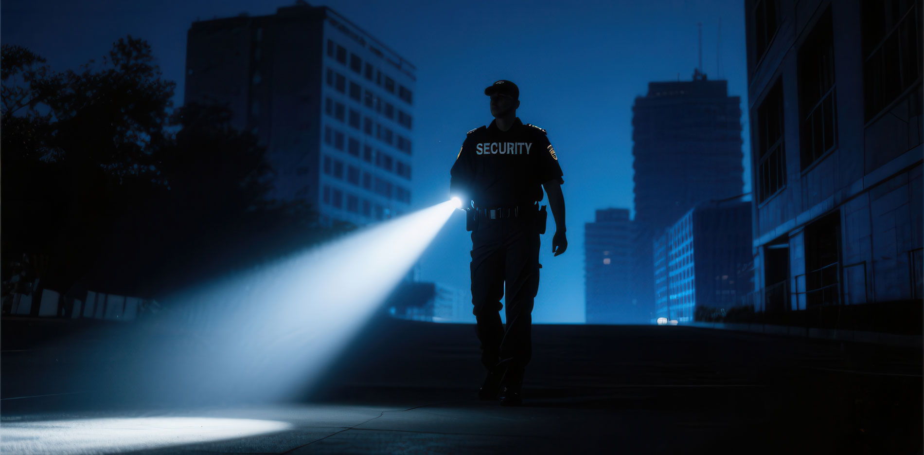 Sicherheitsmitarbeiter im professionellen Austausch